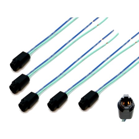 T5 w2,3w 5-pack led / halogen kontakter / sockel / fattning