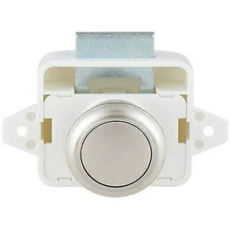 Trykknaplås til skabsdør, dørlås med trykknap til skuffe i autocamper