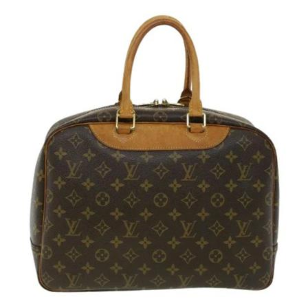 Louis Vuitton Vintage, Pre-owned Canvas handbags Bruin, Dames, Maat:ONE Size,leer