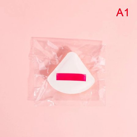 1st/2st/4st Triangel Sammet Puder Kosmetisk Puff Mini Skönhetssvamp Större I Våt Foundation Smink Puff Verktyg