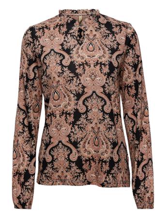 Sc-Felicity Aop Bluse Langærmet Multi/mønstret Soyaconcept