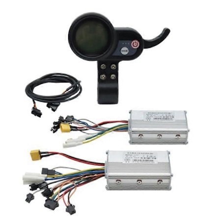 Elektrisk scooter dobbelt drev controller JP 48V 52V 60V 25A 50A børsteløs controller AB forreste bageste Dri