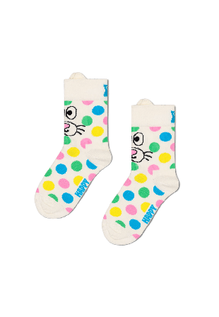 Happy Socks Kids Dotted Bunny Sock Strumpor Unisex Vit 12-24M