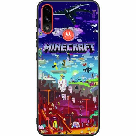Motorola Moto E7i Power Svart Skal Minecraft