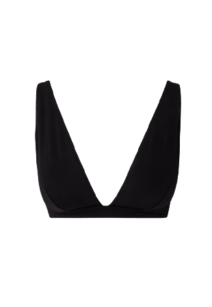 Understatement Plunge Bikini Top Dam Svart XS