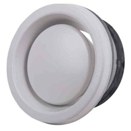 Flexit 116457 Avtrekksenhet hvit, stål 100 mm, Ventilasjon