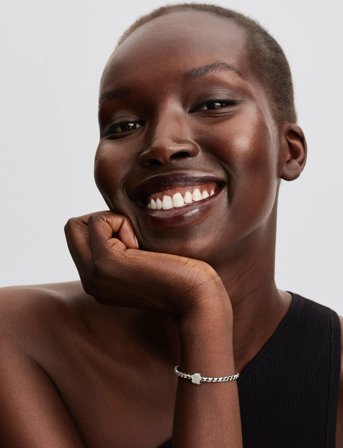 Pandora Textured Paw Sterling Silver Mini Charm - Silver - ONE SIZE