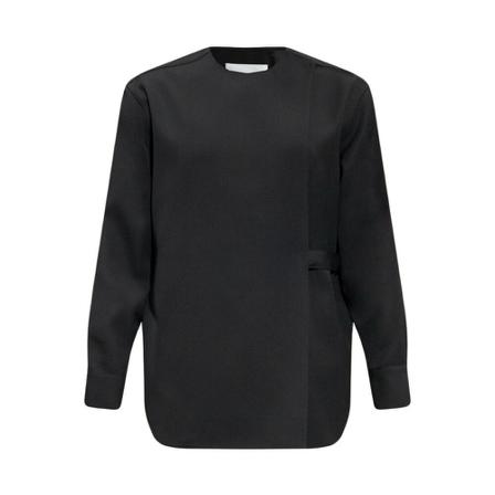 Jil Sander, Wool shirt Zwart, Heren, Maat:M,wol