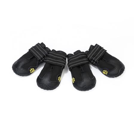 (6#)7.5cm*6.4cm Beskyttende Hundesko Vandtætte Hundesko med Reflekterende Justerbare Remme til Mellemstore og Store Hunde