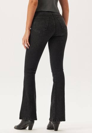 Dr. Denim Moxy Flare Black Mist Klær