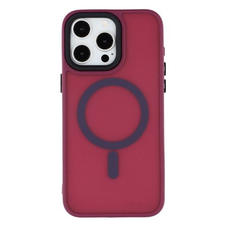 iPhone 14 Pro Max Case MagSafe Compatible – Wine Red