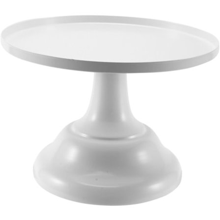 8 Tommers Kakefat i Utsøkt Smijern, Rundt, Hvit, Til Dessertvisning, Bryllup, Bursdag