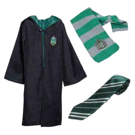 Harry Potter Kostyme Unisex Voksen/Barn Gryffindor Ravenclaw Kappe Grønn 115cm