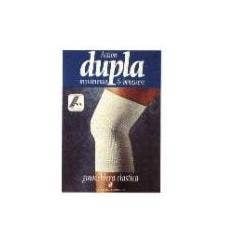 Dupla Ginocchiera Elastica Bianca Taglia Xl