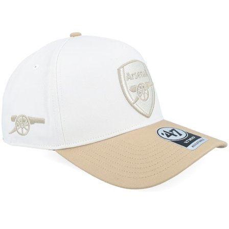 47 Brand - Football White adjustable Czapka Z Daszkiem - Hatstore Exclusive x Arsenal Sure Shot 47 Mvp Dt Sandstone/Khaki A-Frame Adjustable @ 
