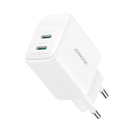 Joyroom Hurtigoplader 20W 2xUSB-C PD QC 3.0 - Hvid