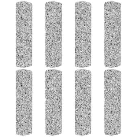 8 stk. pimpstein-kompatible rengjøringsskurere Grå pimpsteinpinne