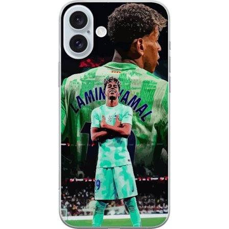 Yhteensopiva Puhelinkuori Apple Apple iPhone 16 Plus Yamal Barcelona jalkapallo paita juniori tähti