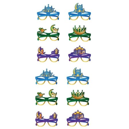 Ramadan Festbriller Eid al-Fitr Dekoration Briller 12 stk