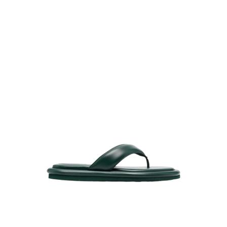 Gia Borghini, Flat Sandals Groen, Dames, Maat:37 EU