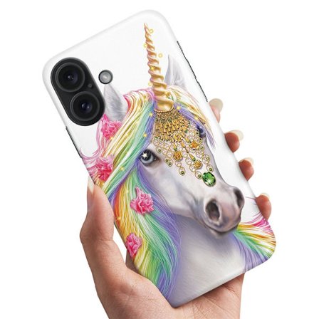 iPhone 16 - Skal/Mobilskal Unicorn/Enhörning