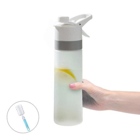 650ml Portabel Vattenflaska Med Sprayfunktion För Utomhussporter Och Fitness