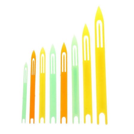 8 kpl/setti Kalastusverkon neula Korjausverkon lanka Muoviset sukkulat Paikkaus Kutominen