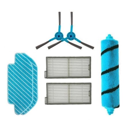 7 stk. HEPA-filter, sidebørste til Conga 6090 7090 robotstøvsuger tilbehør