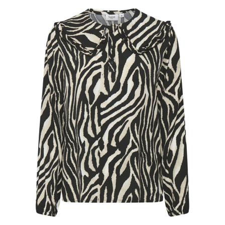 Saint Tropez Dallie Shirt Sort, Dame Bluser