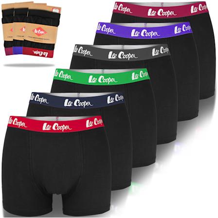 LEE COOPER - Førsteklasses Mænds Undertøj - 6-pak - Højkvalitets Klassisk Komfortabel Blød Let - Premium Boxershorts Herreboxershorts Bomuld XL