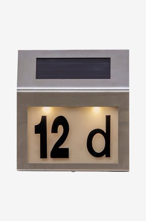 Star Trading - Solcelle vegglampe Wally - Sølv - Solcellelamper - Fra Homeroom