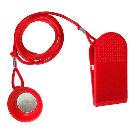 Sikkerhetsnøkkel for tredemølle - Passer til de fleste tredemøller - Magnetisk sikkerhet