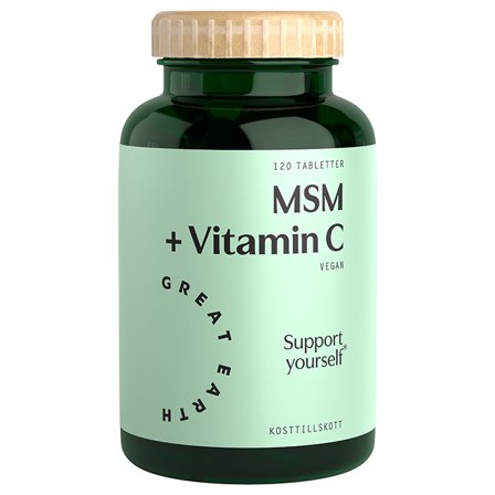 Great Earth MSM+Vitamin C 120 tabletter