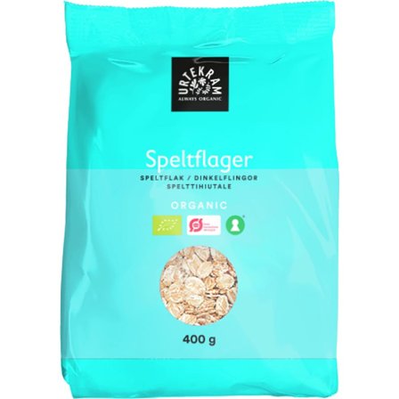 Urtekram Spelt flager Ø 400 g, Helse & Madvarer, Gryn, Flager & Drys, Gryn