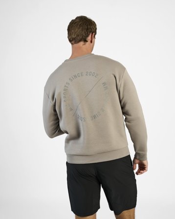 MM Sports Sweater Emblem, Smoked Grey - L