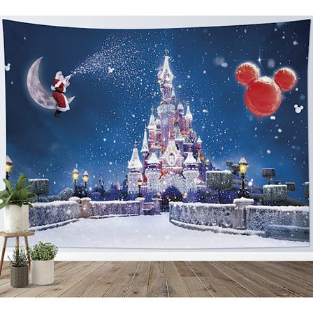 Julegobelin Vægophæng Slot Gobelin Julemanden