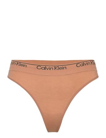 Thong Stringtrosa Underkläder Brown Calvin Klein