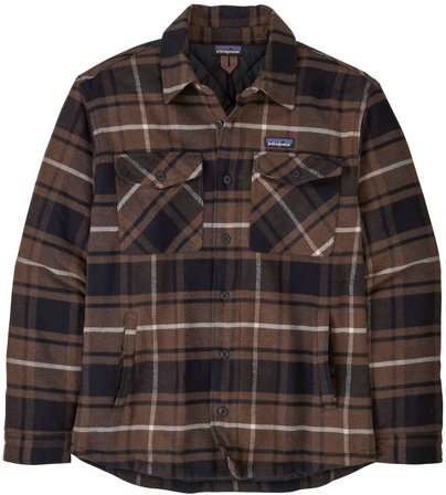 Patagonia M's Lightweight Insulated Fjord Flannel Shirt Outdoor Molasses Brown