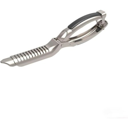 Ribbemembranfjerningsverktøy, ribbeforberedelsesverktøy i legert stål med ergonomisk håndtak, profesjonell ribbeskreller for enkel BBQ-forberedelse, 