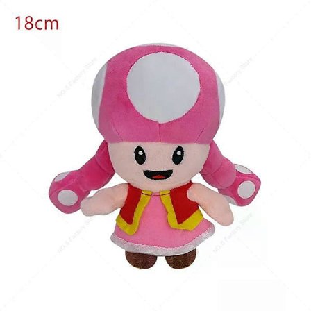 AGame Mario Plyschdocka Söt Mario Luigi Princess Peach Daisy Rosalina Elefant Bowser Bowser Jr Vivian Ninji Gosedjur