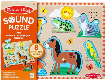 Melissa and Doug Sound Puzzle Pets, Børn & Forældre, Legetøj, Spil Og Puslespil