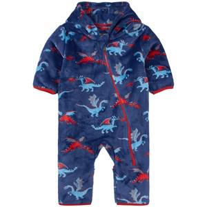 Hatley Blue Baby Dragon Fleece Coverall 18-24 months - Fleeces and midlayers - 18-24 months - Navy - Junge
