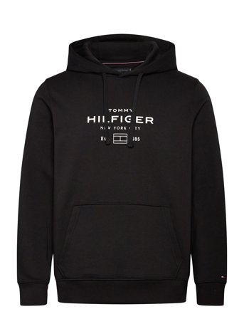 Oval Graphic Hoodie Black Tommy Hilfiger