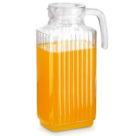 Lasikannu kannella, kapea, 1,8L jääkaappiin