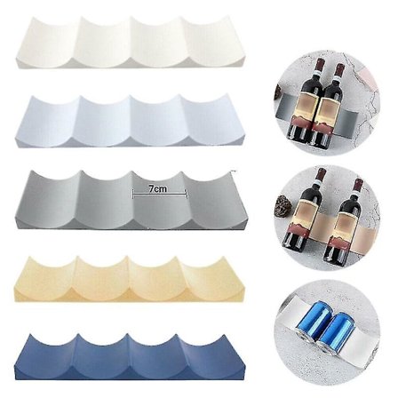 Køleskabsorganisator Vin Øl Stabling Flaskeholder Køkken Pladsbesparende Dåseholder (FMY)