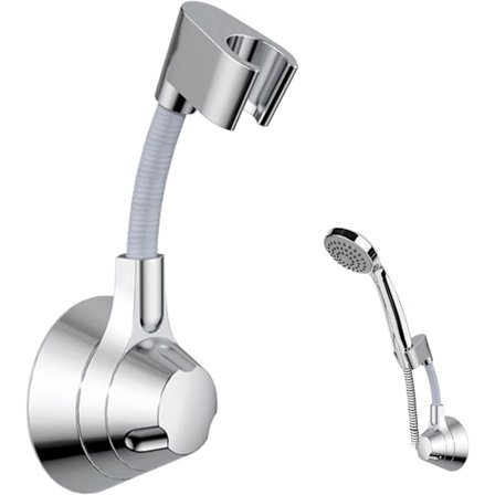 Hånddusjholder Støtte Dusj Uten Boring Lim 360°, ZQKLA