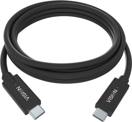 VISION USB type C-kabel - 24 pin USB-C til 24 pin USB-C - 2 m