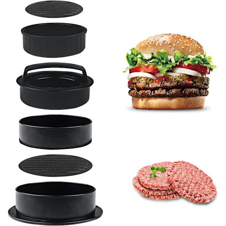 Profesjonell 3-i-1 Burgerpresse, Ikke-klebende Burgerpresse med ZQKLA