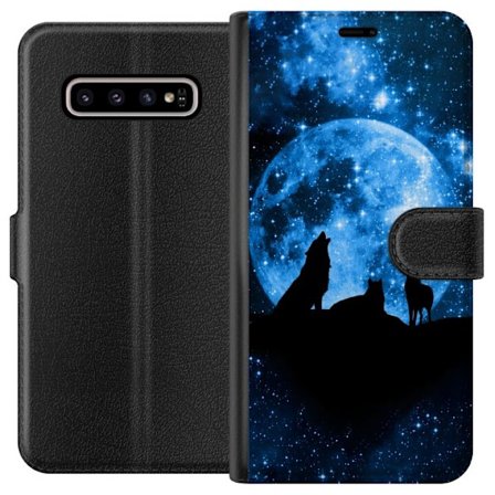 Kompatibelt Plånboksfodral till Samsung Samsung Galaxy S10+ Varg