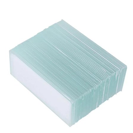 /EA/100 stk. Mikroskopglas, Præparerede